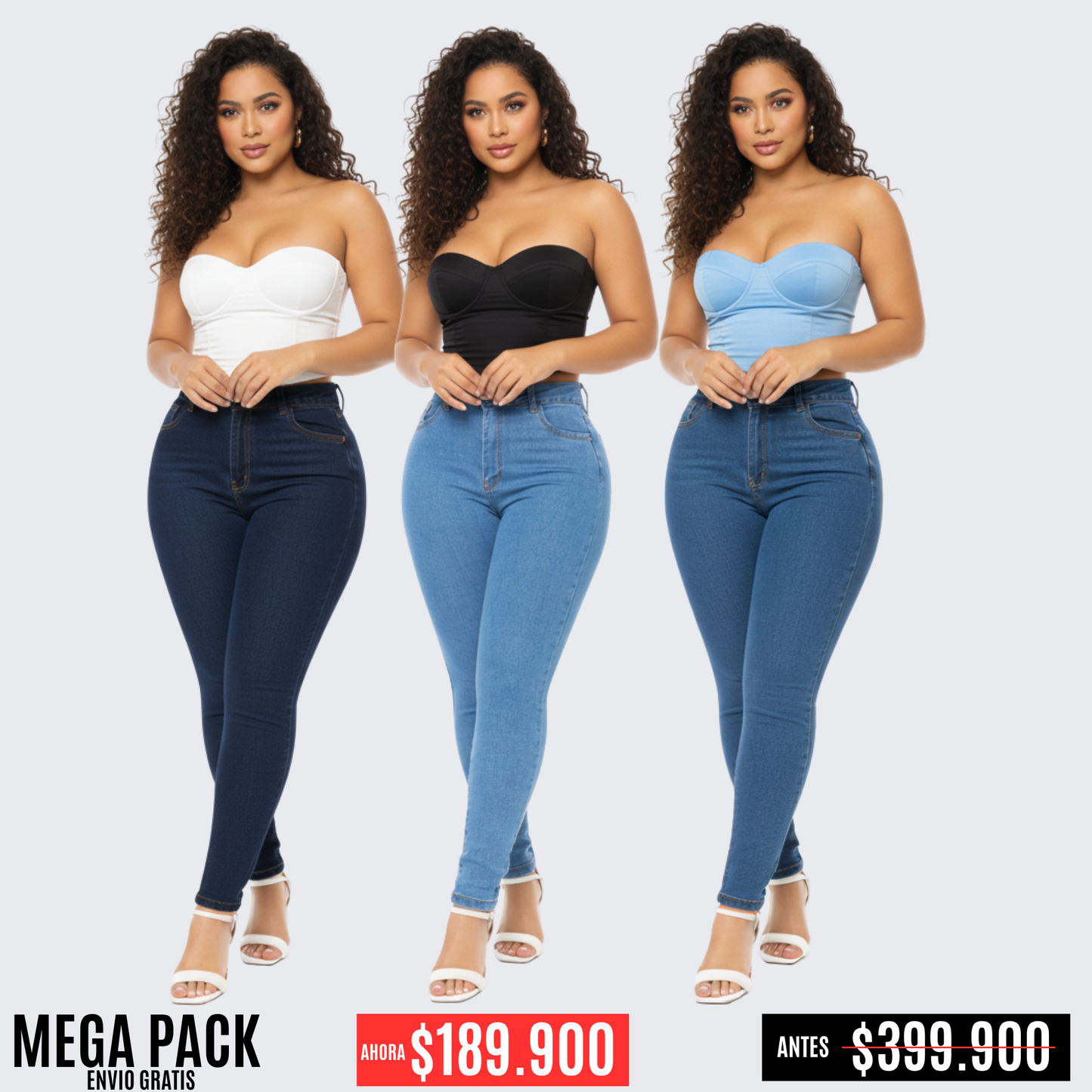 Levi's® Pack X3 ® Jeans Dama